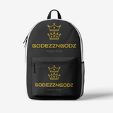 Godezzngodz Retro Colorful Print Trendy Backpack