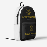 Godezzngodz Retro Colorful Print Trendy Backpack