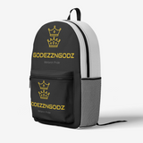 Godezzngodz Retro Colorful Print Trendy Backpack